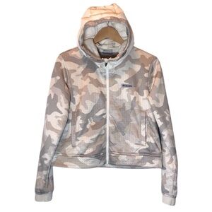 Columbia Hoodie Women’s Medium Camo Full Zip Northern Canyon Hybrid Sweatshirt